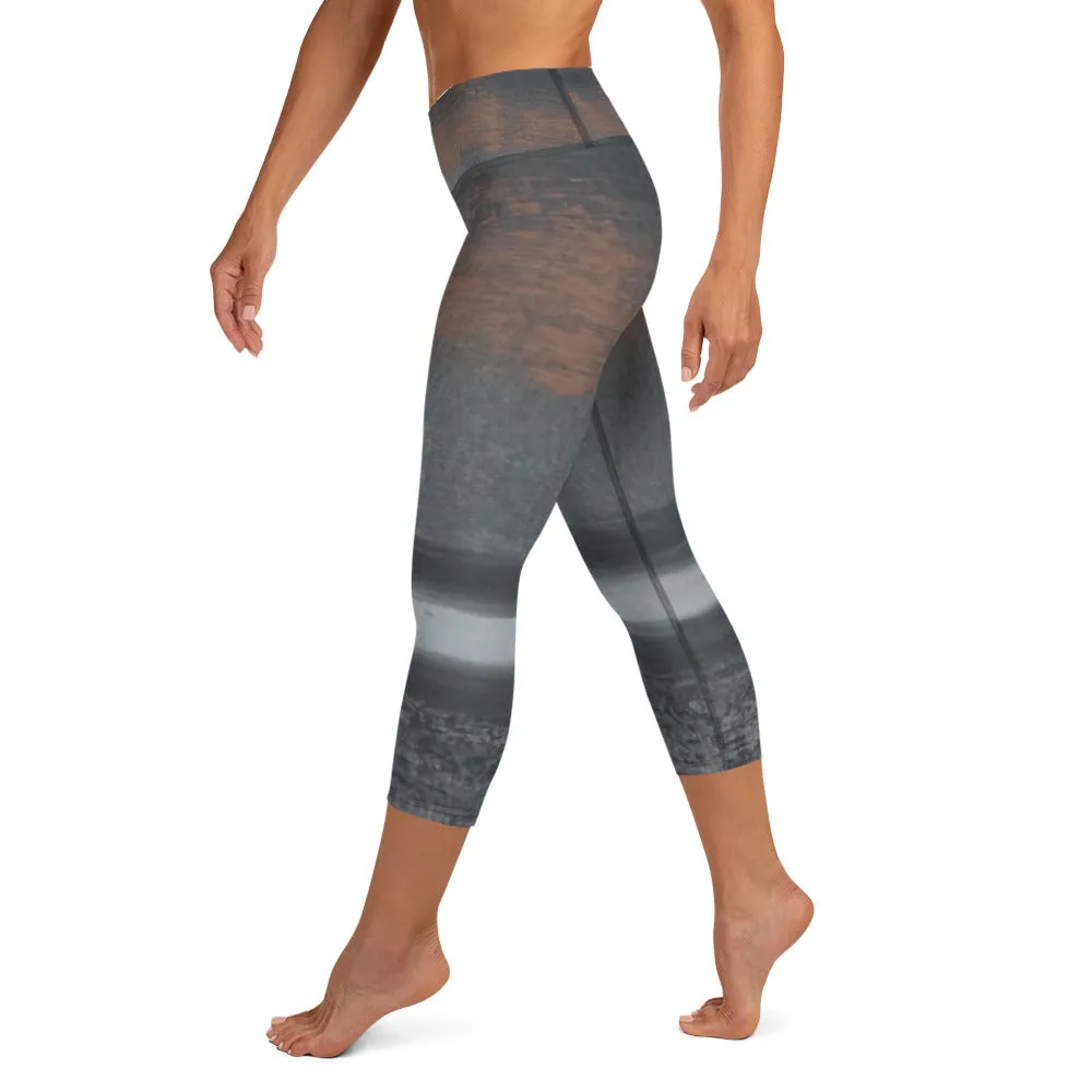 Be Mysterious ~ Yoga Capri Leggings