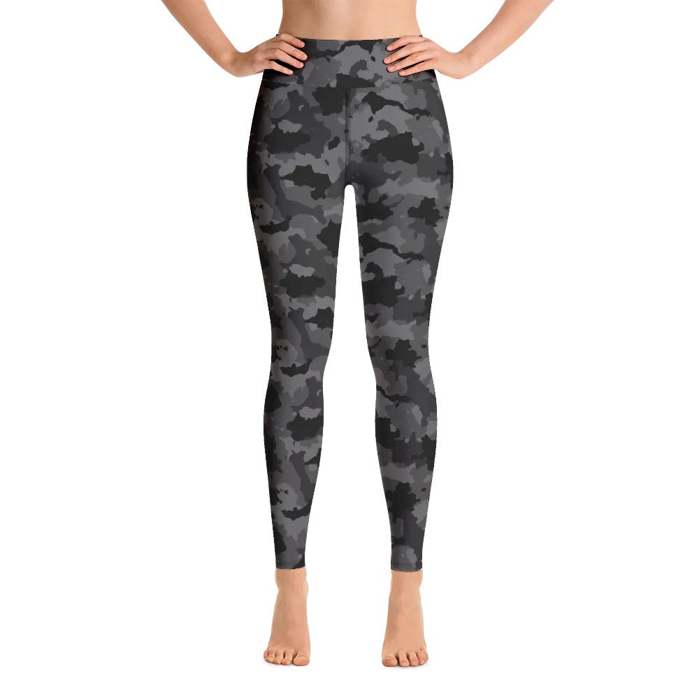 Black Camo Yoga Pants