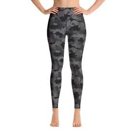 Black Camo Yoga Pants