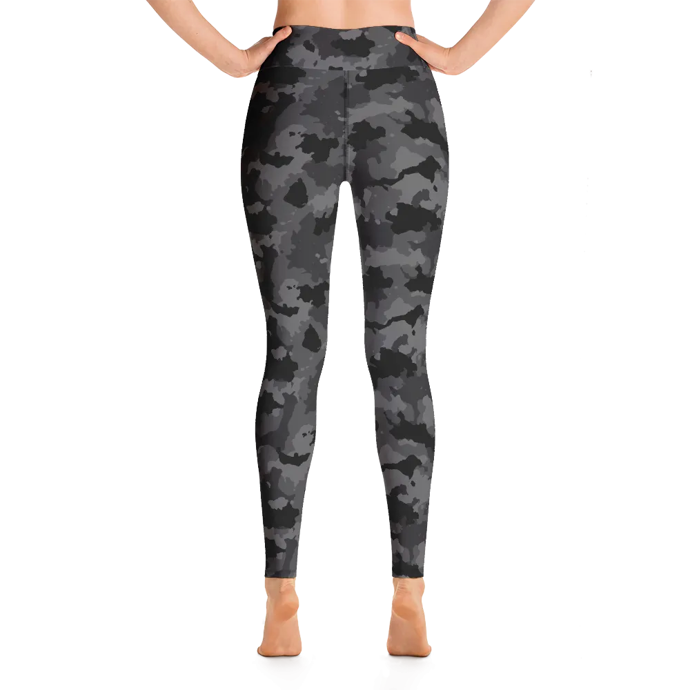 Black Camo Yoga Pants