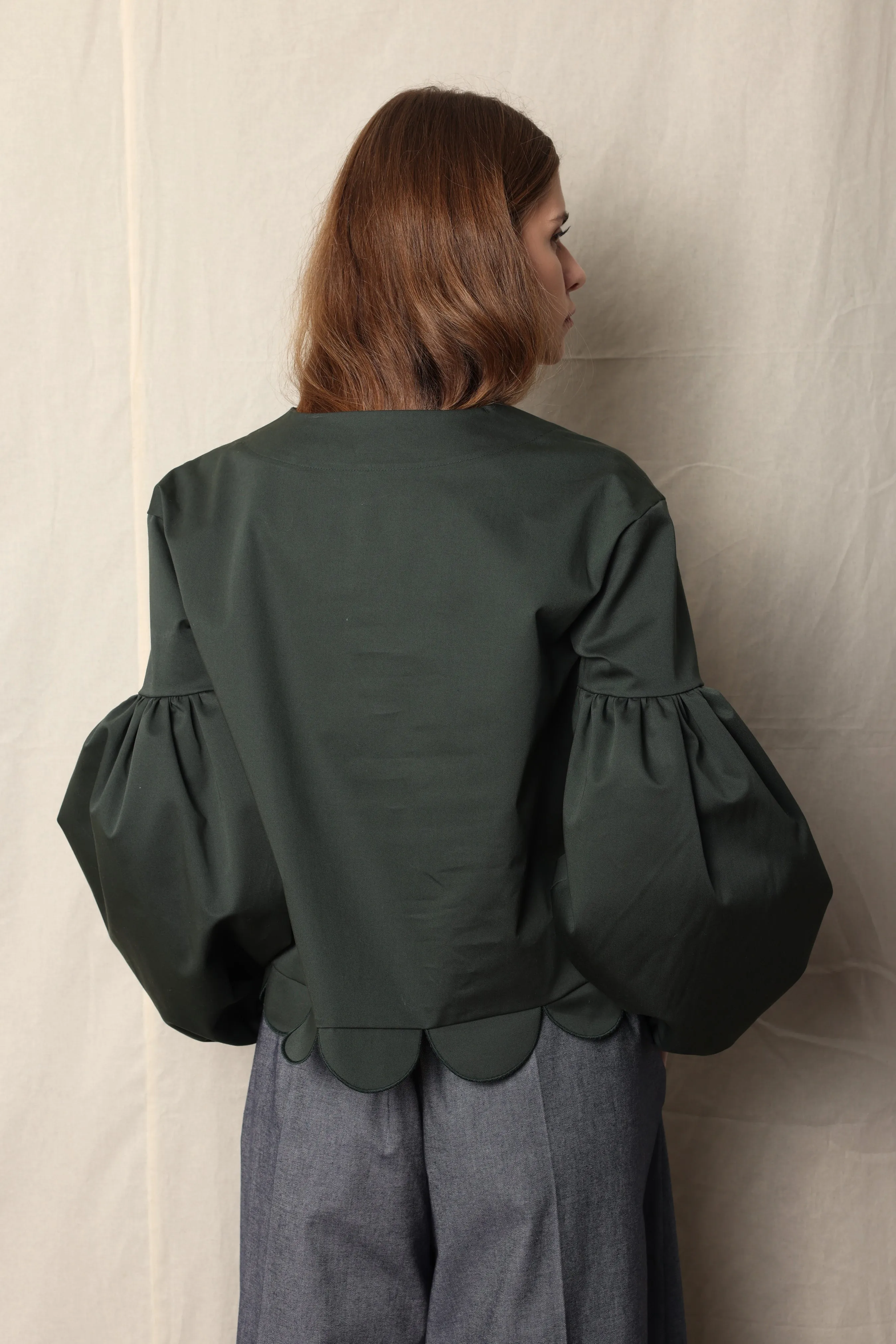 Colonelle Olivia Tunic. Forest Green