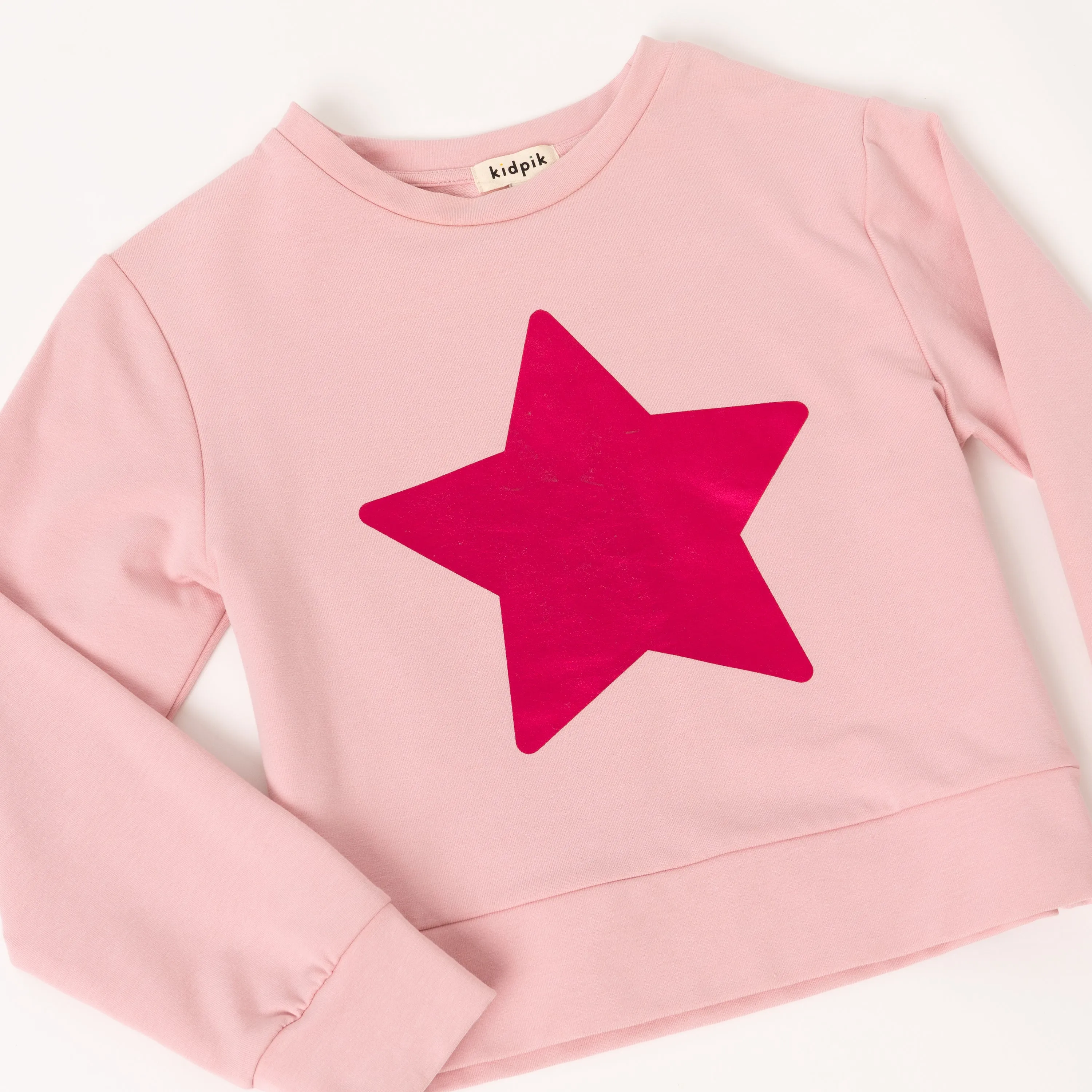 Foil Star fleece crew