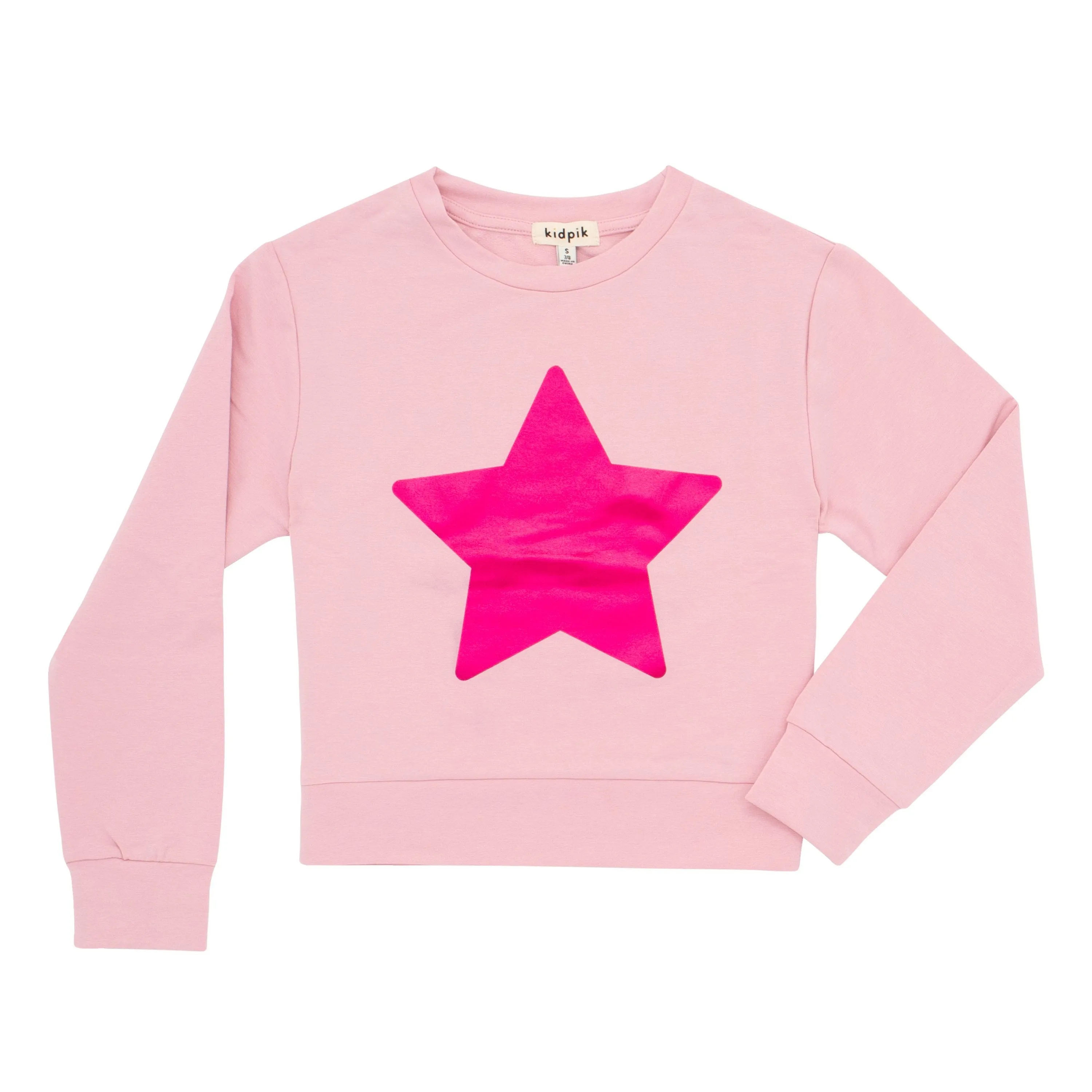 Foil Star fleece crew