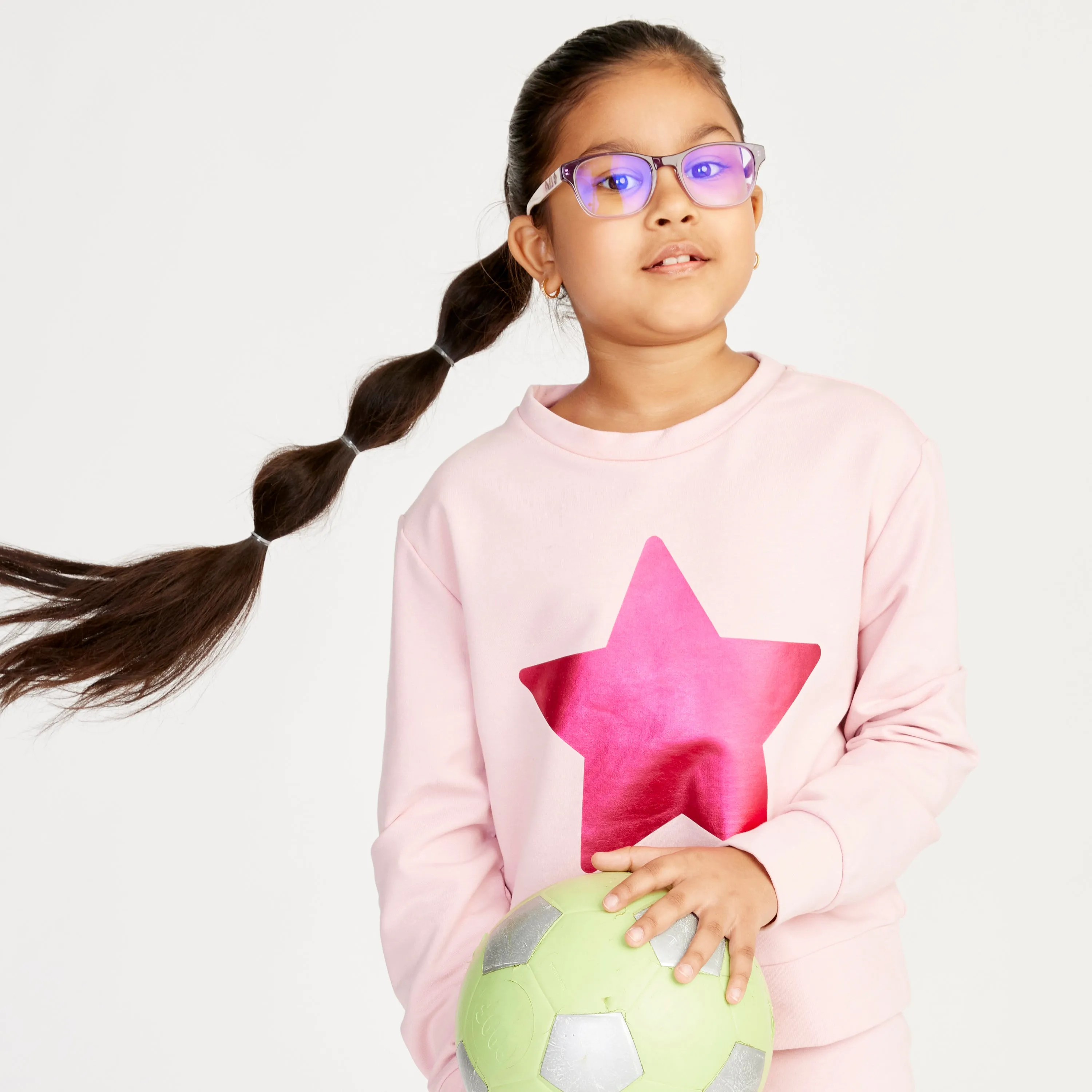 Foil Star fleece crew