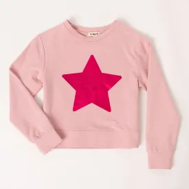 Foil Star fleece crew