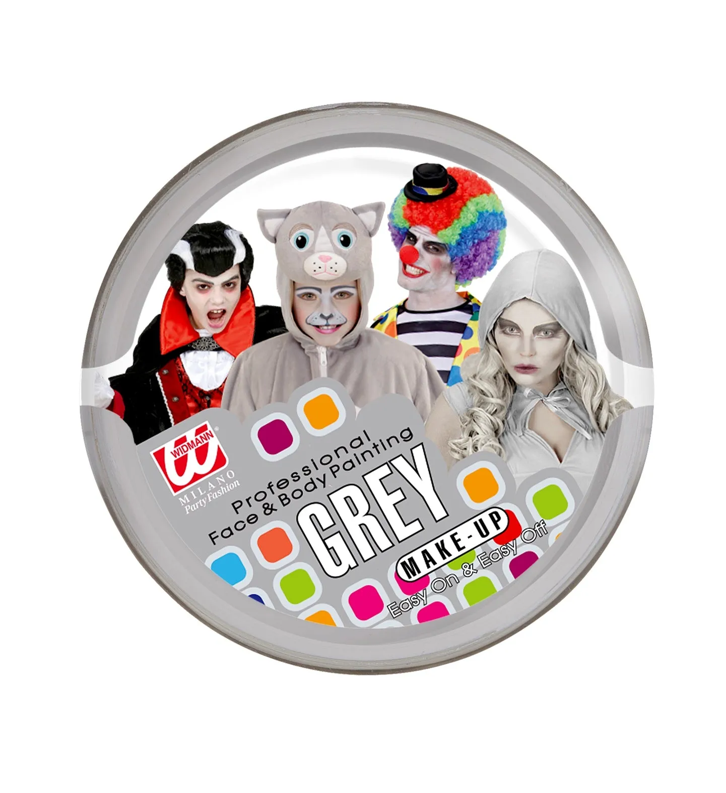 Grey Face Paint Makeup Tray