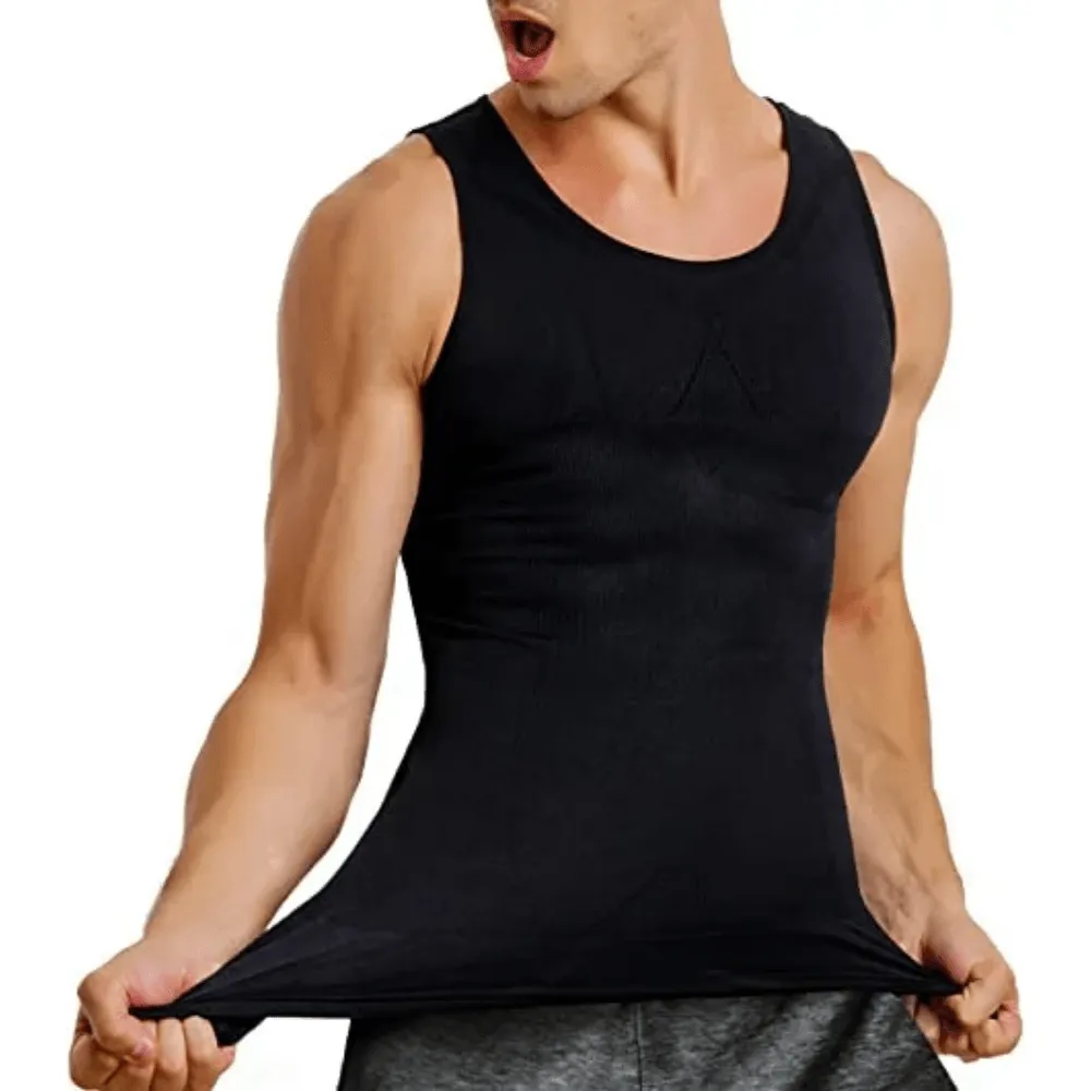 Men's Sleeveless Waist Trainer  High-Quality Body Sculpting