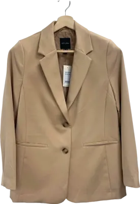 New Look Beige Tailored Blazer UK 12