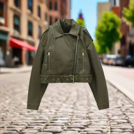 Rianne  Trendy Leather Jacket