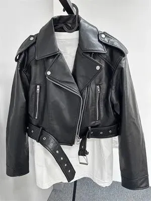 Rianne  Trendy Leather Jacket