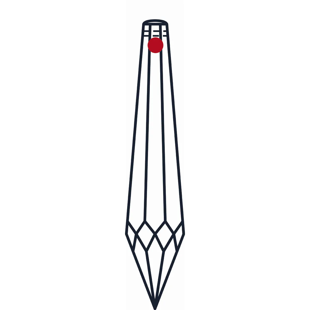 Swarovski Strass Crystal 40mm Clear Icicle prism