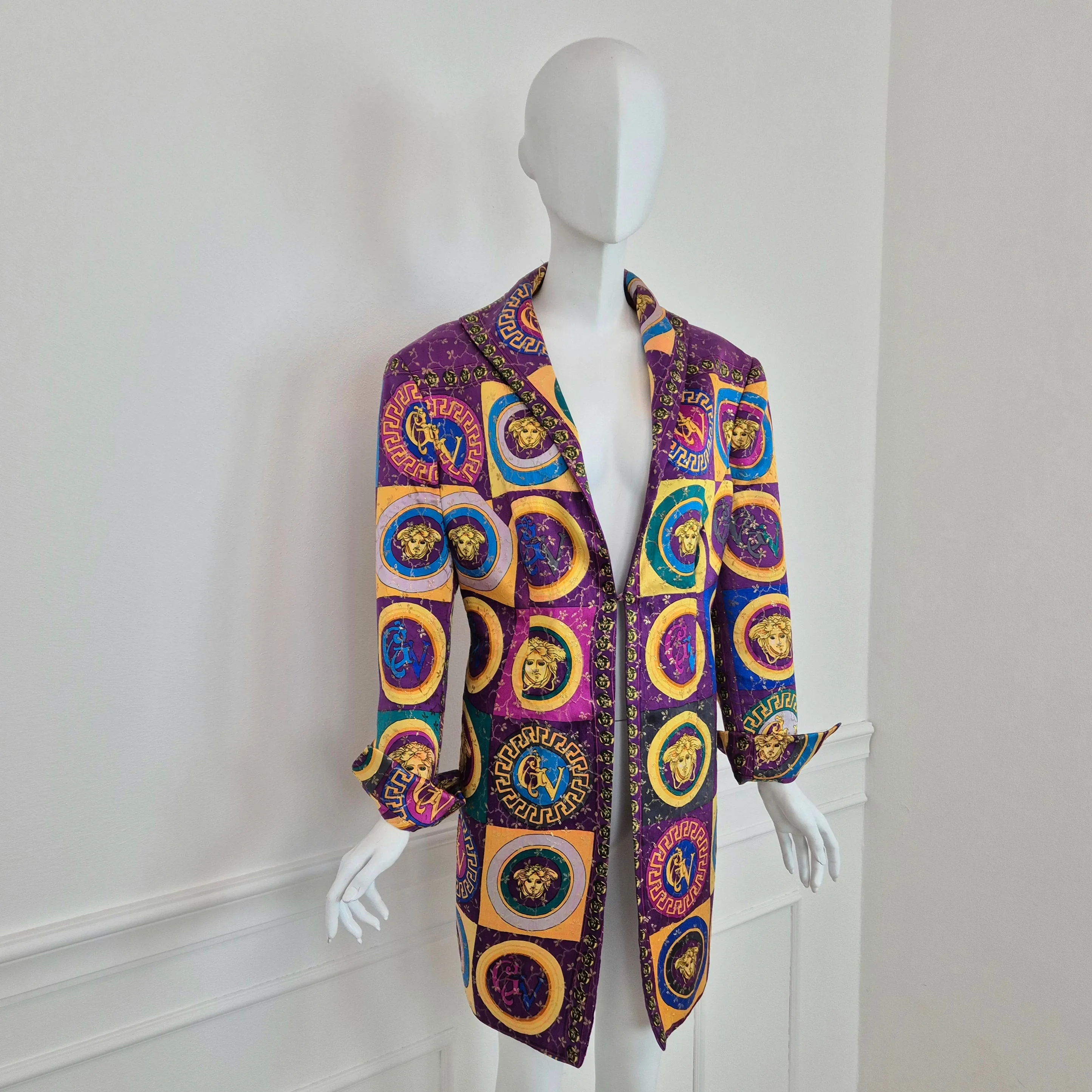 Versace Classic | Giacca lunga multicolor